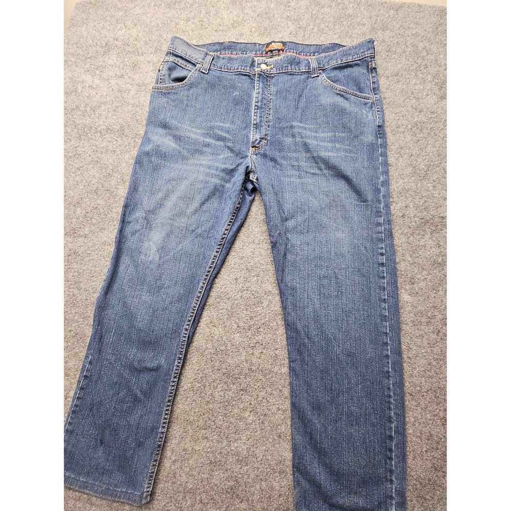 Bulwark FR Jeans Mens 44x32 Blue Straight Leg Flame Resistant CAT2 2112